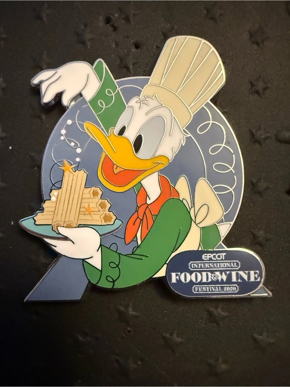 Disney Pin Chef Donald - Churros EPCOT Food and Wine Festival 2026 Ltd Release